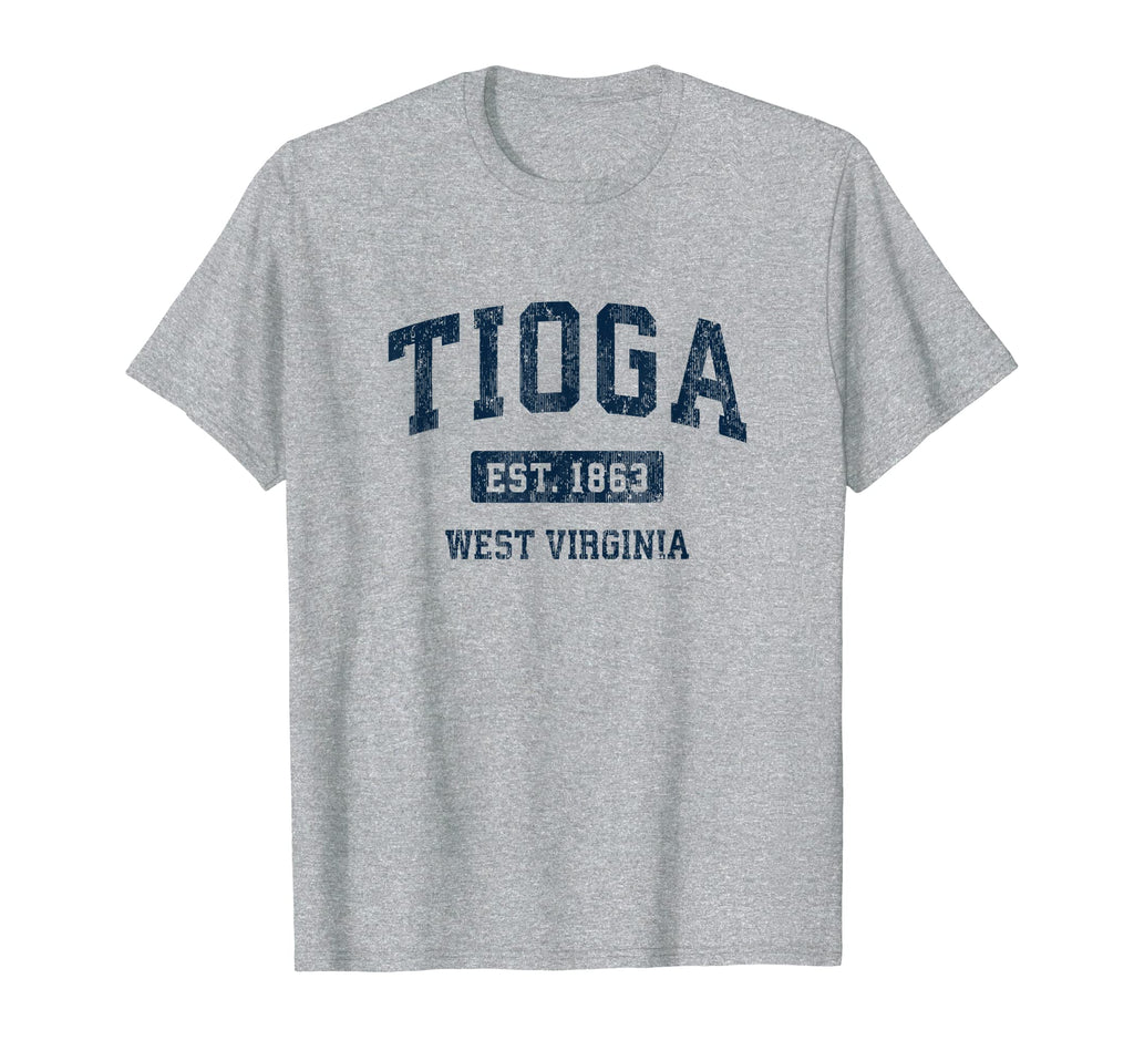 Tioga West Virginia Wv Athletic T-Shirt - Aesthetic Graphic Men Women - T-Shirt, Sweatshirt, Hoodie