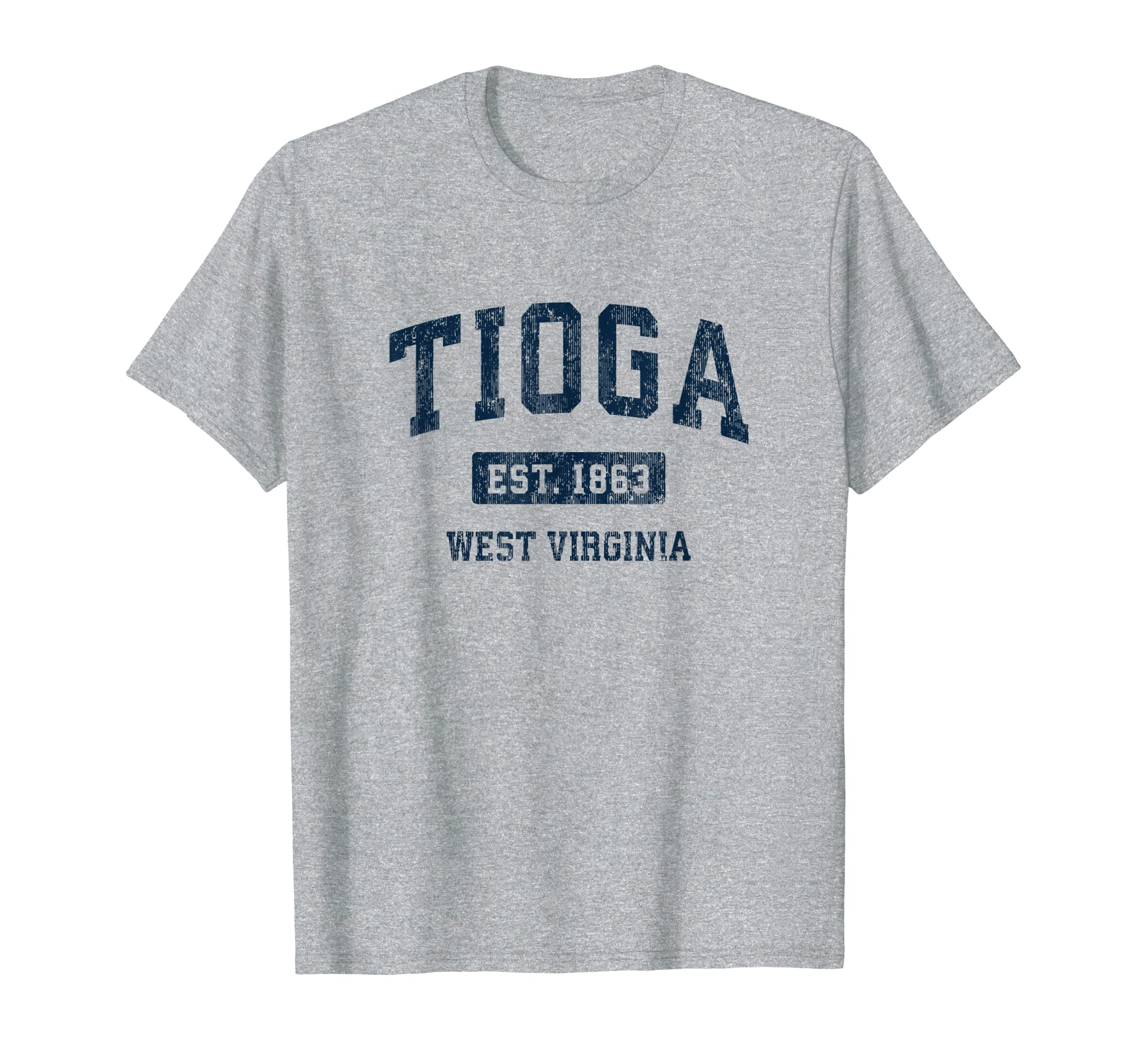Tioga West Virginia Wv Athletic T-Shirt - Aesthetic Graphic Men Women - T-Shirt, Sweatshirt, Hoodie
