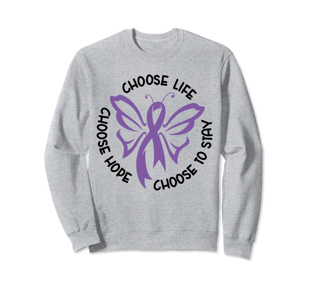 Choose Life Support Survivor Suicide Sweatshirt - Streetwear Style Unisex - T-Shirt, Sweatshirt, Hoodie