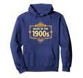 Genuine Made 1900S Birthday Gift Hoodie - Minimalist Print for Adults - T-Shirt, Sweatshirt, Hoodie