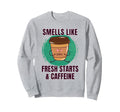 Funny Coffee Yoga Mindfulness Caffeine Sweatshirt - Trendy Graphic Unisex - T-Shirt, Sweatshirt, Hoodie
