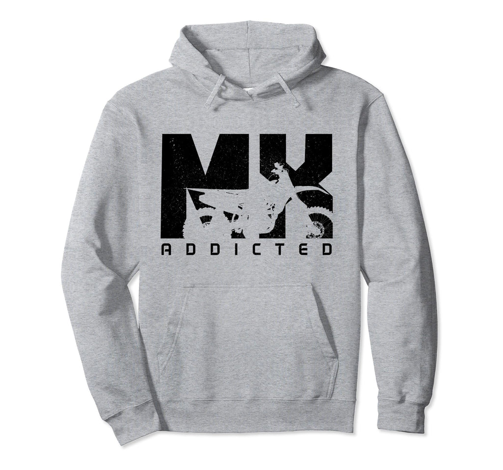 Motocross Mx Addict Biker Motorcycle Hoodie - Custom Art Print Men Women - T-Shirt, Sweatshirt, Hoodie