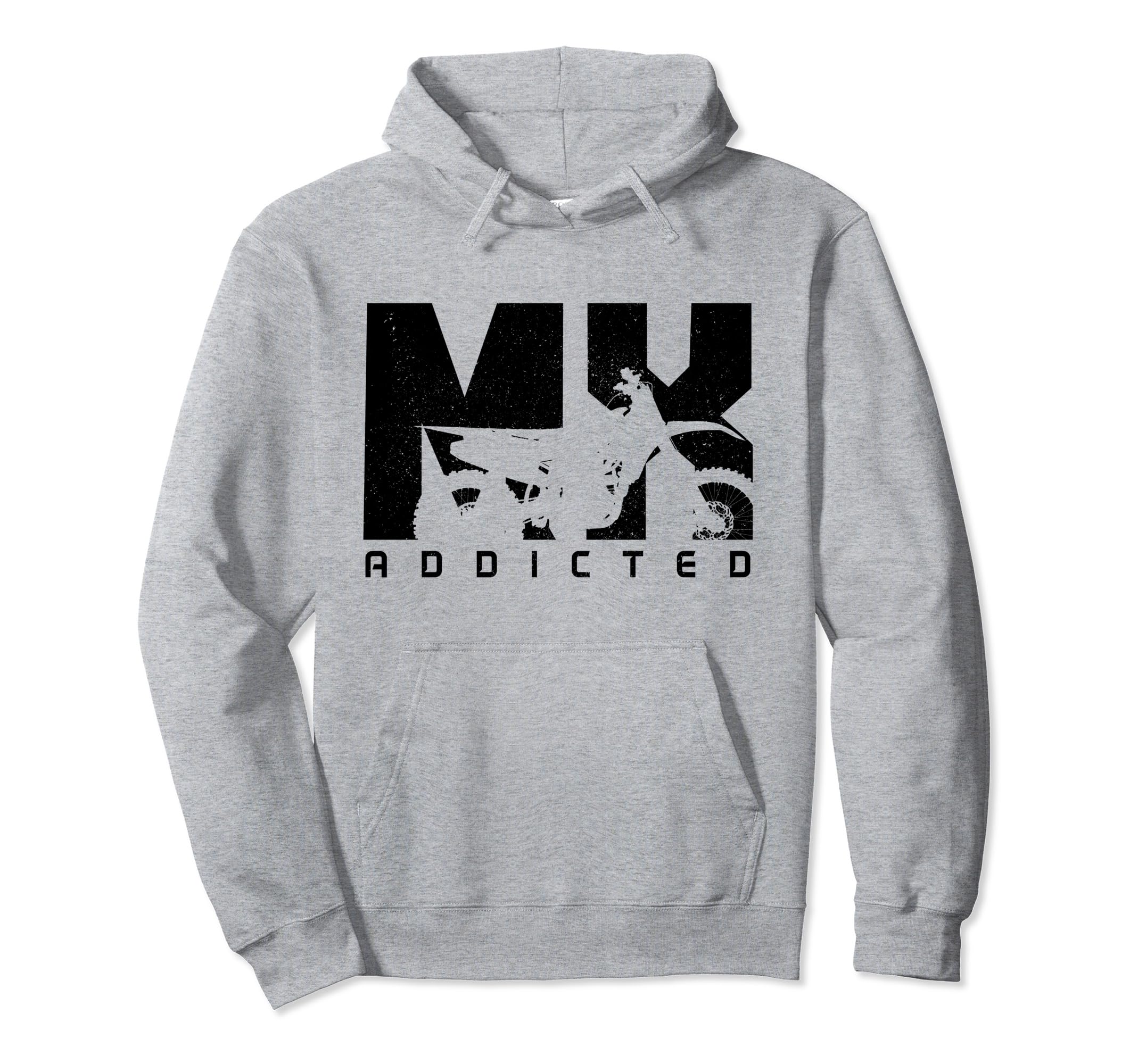 Motocross Mx Addict Biker Motorcycle Hoodie - Custom Art Print Men Women - T-Shirt, Sweatshirt, Hoodie