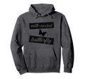 Anti Social Butterfly Lovers Unique Gift Hoodie - Aesthetic Graphic Unisex - T-Shirt, Sweatshirt, Hoodie