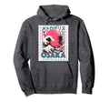 Osaka City 80S Synthwave Kanagawa Wave Hoodie - Minimalist Print Unisex - T-Shirt, Sweatshirt, Hoodie