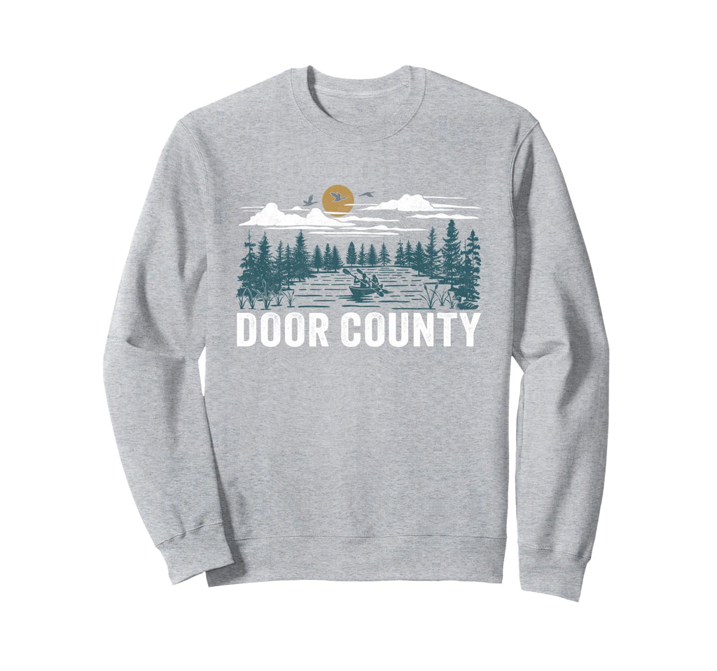Door County Wisconsin Sweatshirt - Trendy Graphic for Adults - T-Shirt, Sweatshirt, Hoodie