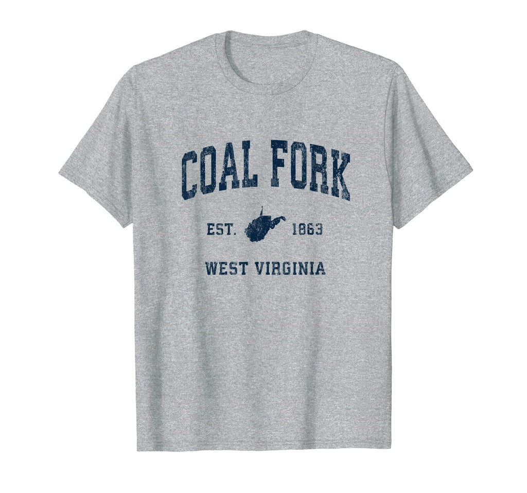Coal Fork West Virginia Wv Athletic T-Shirt - Aesthetic Graphic Men Women - T-Shirt, Sweatshirt, Hoodie