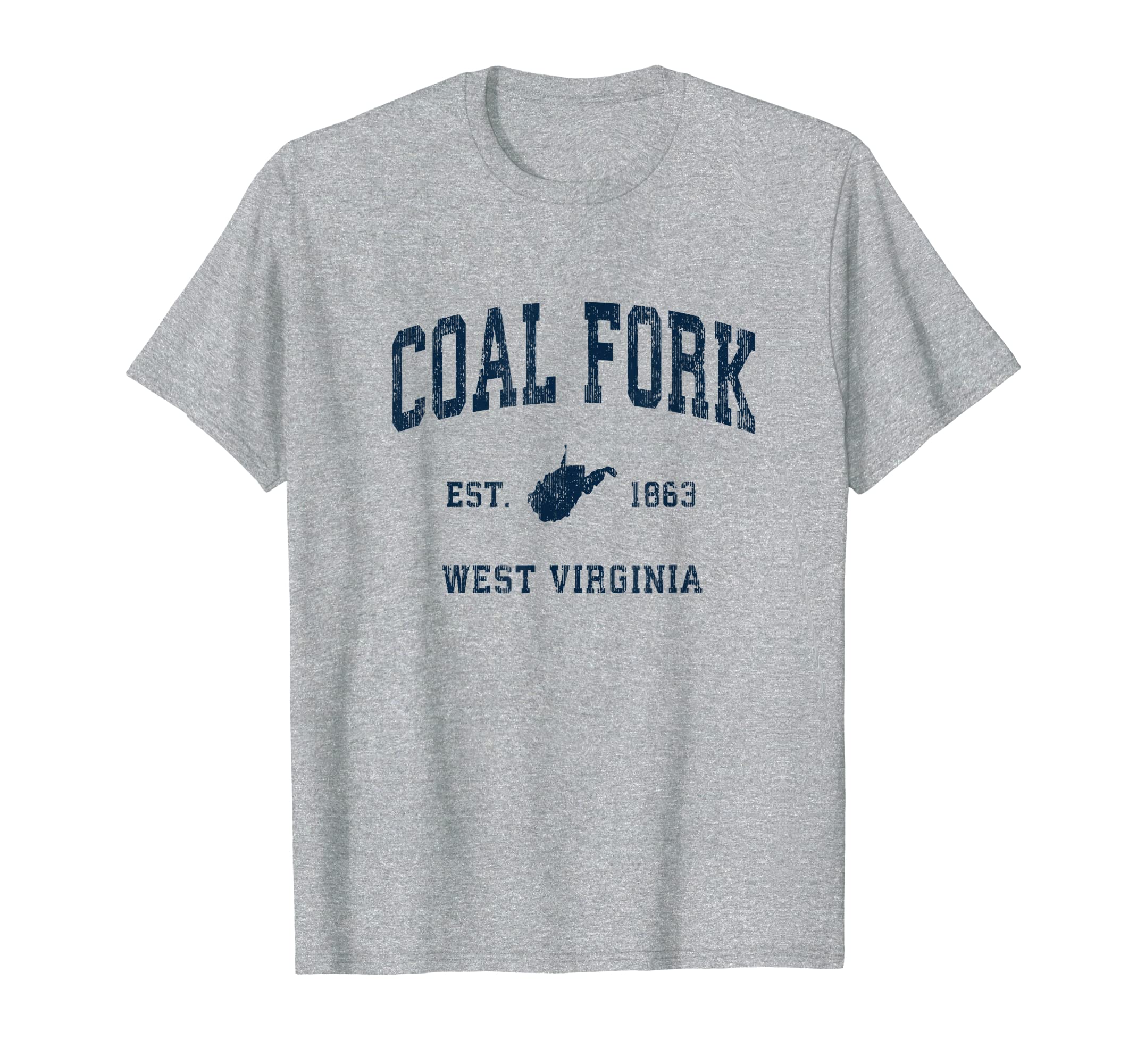 Coal Fork West Virginia Wv Athletic T-Shirt - Aesthetic Graphic Men Women - T-Shirt, Sweatshirt, Hoodie