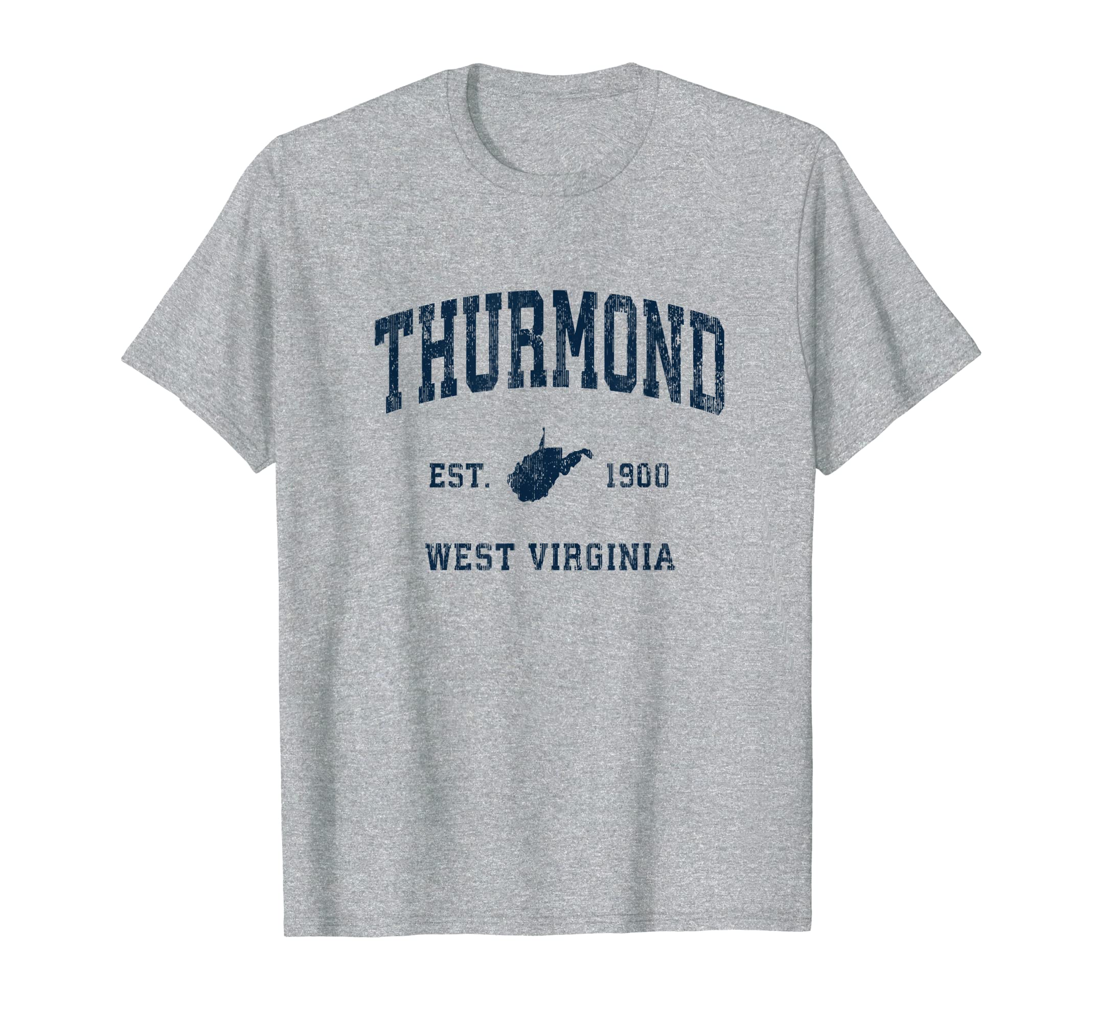 Thurmond West Virginia Wv Athletic T-Shirt - Custom Art Print Men Women - T-Shirt, Sweatshirt, Hoodie