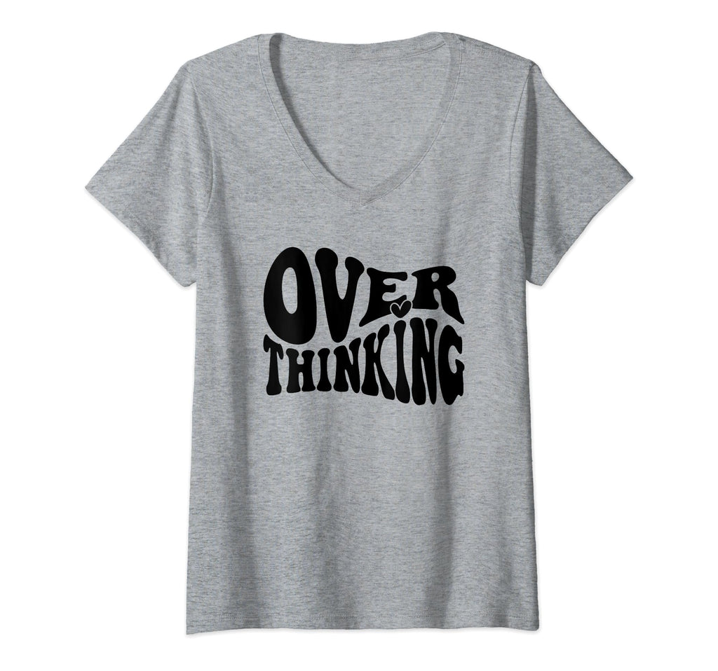 Womens Overthinking Antisocial Over T-Shirt - Graphic Print Men Women - T-Shirt, Sweatshirt, Hoodie