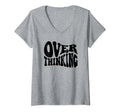 Womens Overthinking Antisocial Over T-Shirt - Graphic Print Men Women - T-Shirt, Sweatshirt, Hoodie