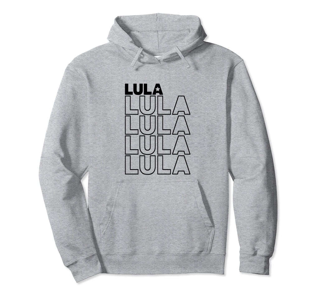 Lula 2022 President Brazil Typography Art Hoodie - Unique Graphic Men Women - T-Shirt, Sweatshirt, Hoodie