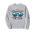 Diagnostician Off Duty Sunglasses Beach Sweatshirt - Graphic Print Unisex - T-Shirt, Sweatshirt, Hoodie