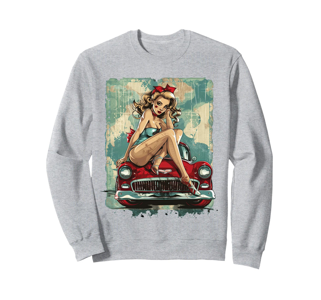 Pinup Pin Up Sweatshirt - Graphic Print Men Women - T-Shirt, Sweatshirt, Hoodie