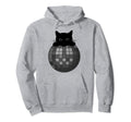 Aesthetic Disco Ball Gothic Black Cat Hoodie - Streetwear Style for Adults - T-Shirt, Sweatshirt, Hoodie