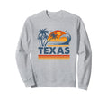 Texas Vacation Sunset 70S Beach Sweatshirt - Streetwear Style for Adults - T-Shirt, Sweatshirt, Hoodie