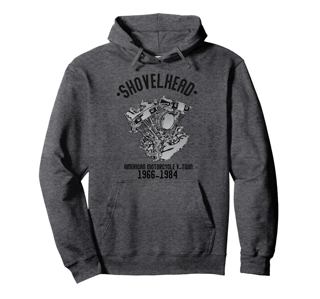Novelty Shovelhead Motorcycle Enthusiasts Hoodie - Unique Graphic Unisex - T-Shirt, Sweatshirt, Hoodie
