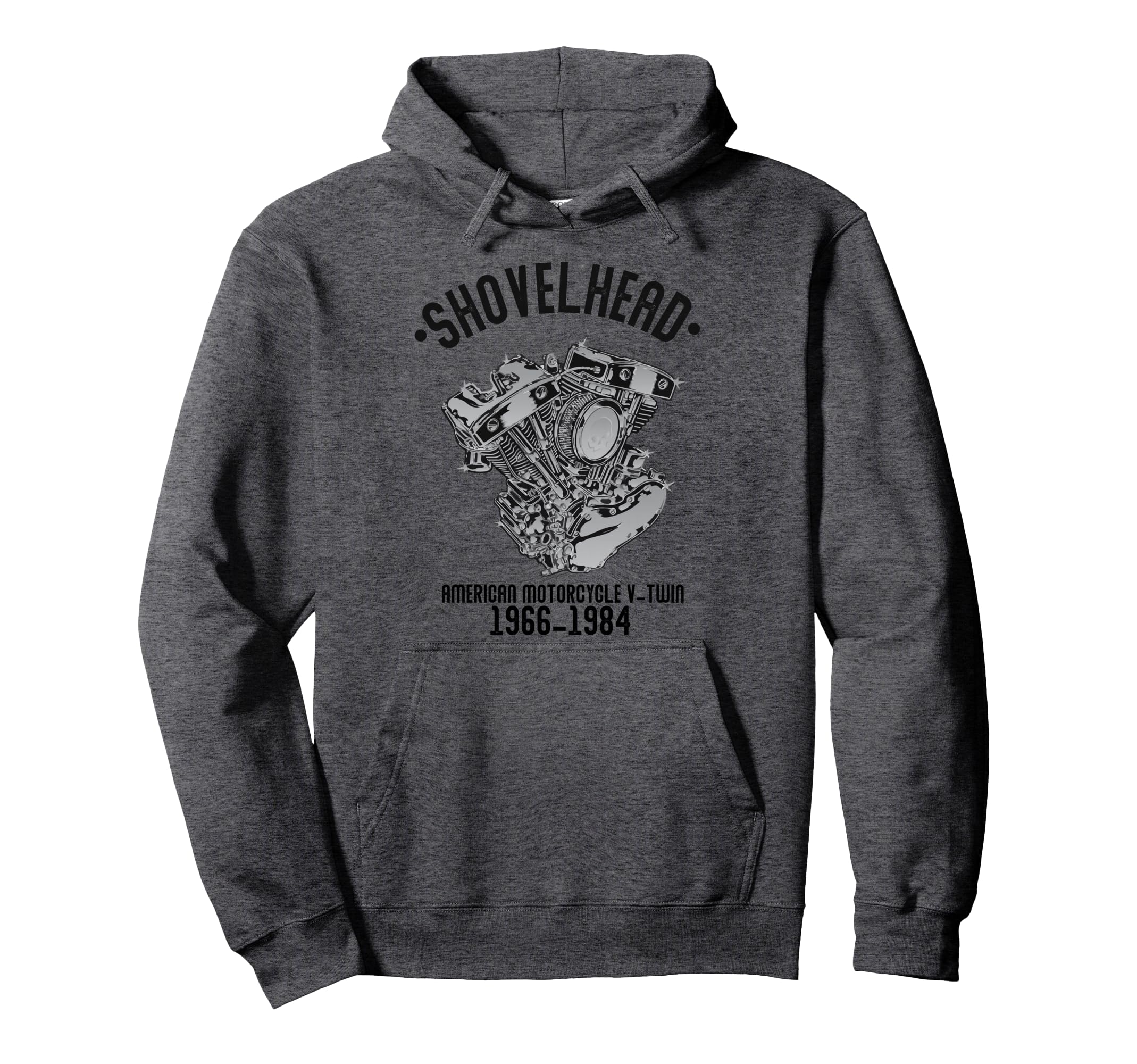Novelty Shovelhead Motorcycle Enthusiasts Hoodie - Unique Graphic Unisex - T-Shirt, Sweatshirt, Hoodie