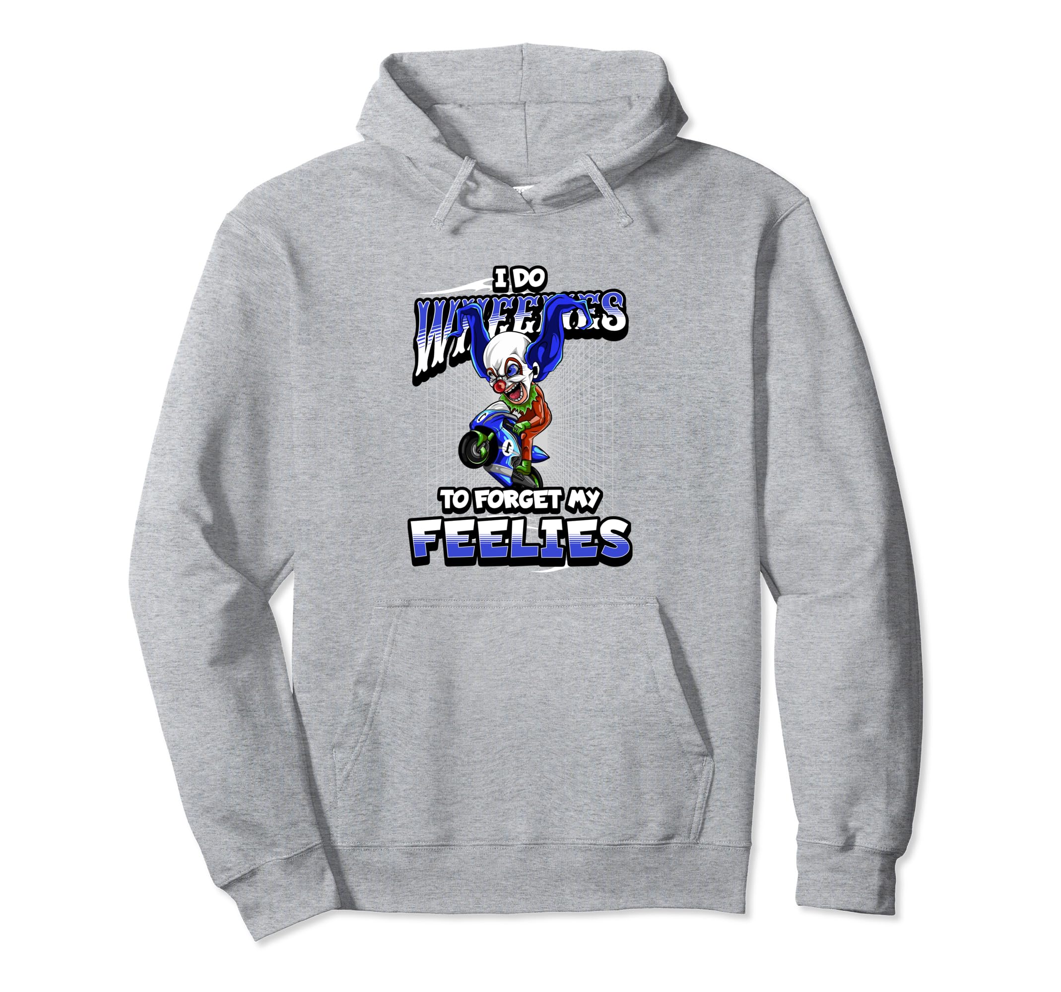 Biker Motorcycle Motorcycle Funny Hoodie - Custom Art Print for Adults - T-Shirt, Sweatshirt, Hoodie