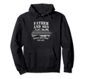 Riding Partner Life Son Dad Matching Hoodie - Minimalist Print for Adults - T-Shirt, Sweatshirt, Hoodie