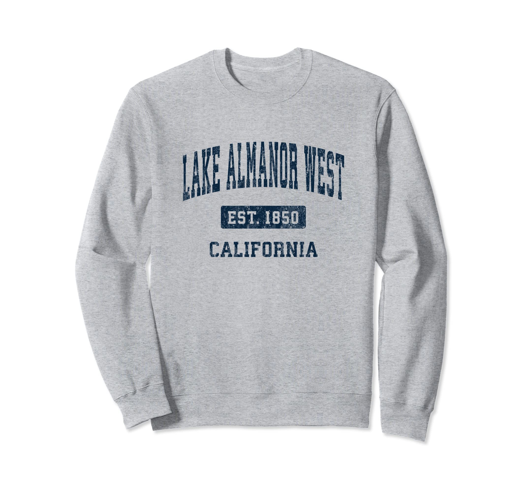 Lake Almanor West California Ca Athletic Sweatshirt - Graphic Print Unisex - T-Shirt, Sweatshirt, Hoodie