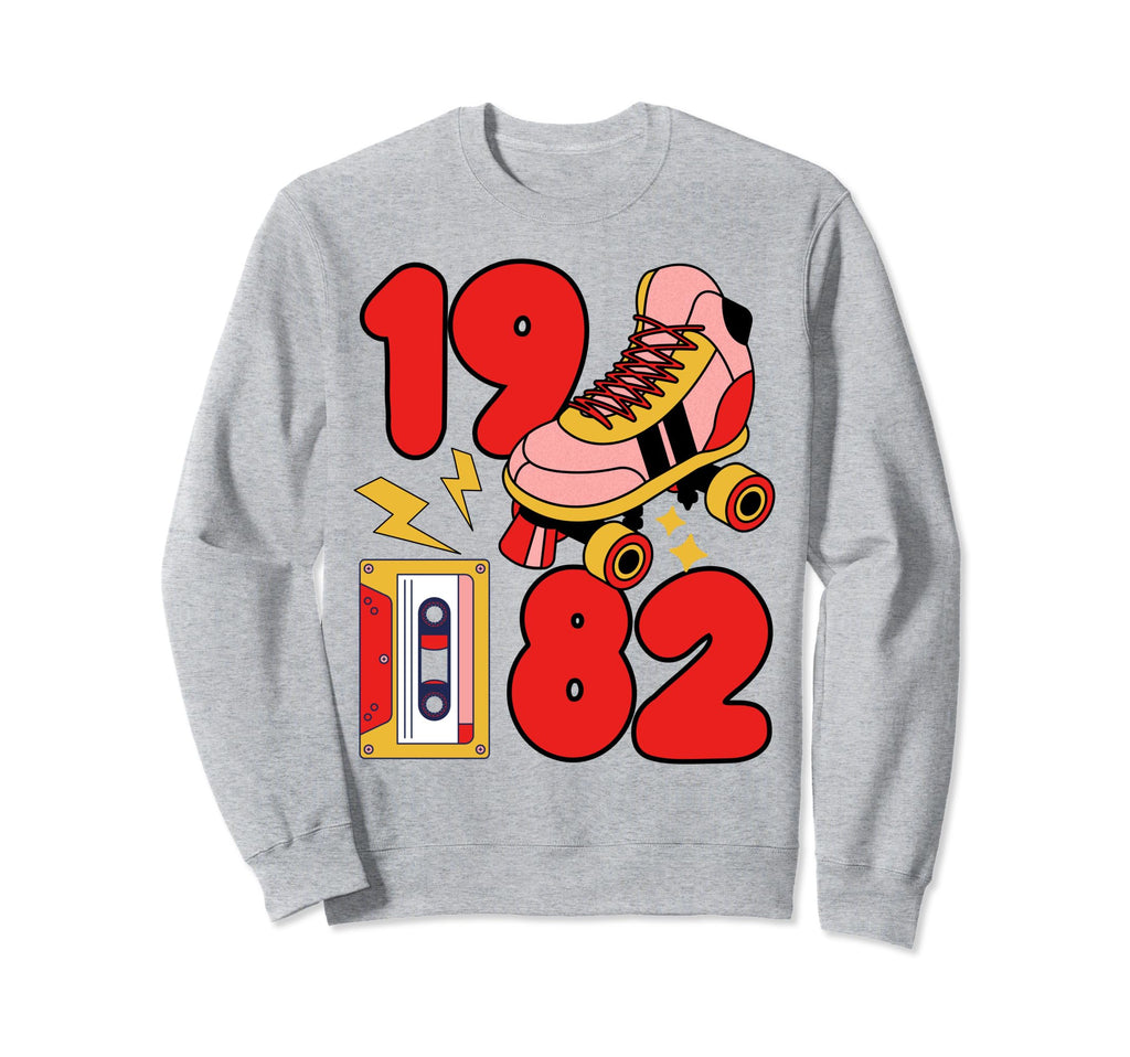80S Vibes Best 1982 Rap Music Punk Sweatshirt - Trendy Graphic for Adults - T-Shirt, Sweatshirt, Hoodie