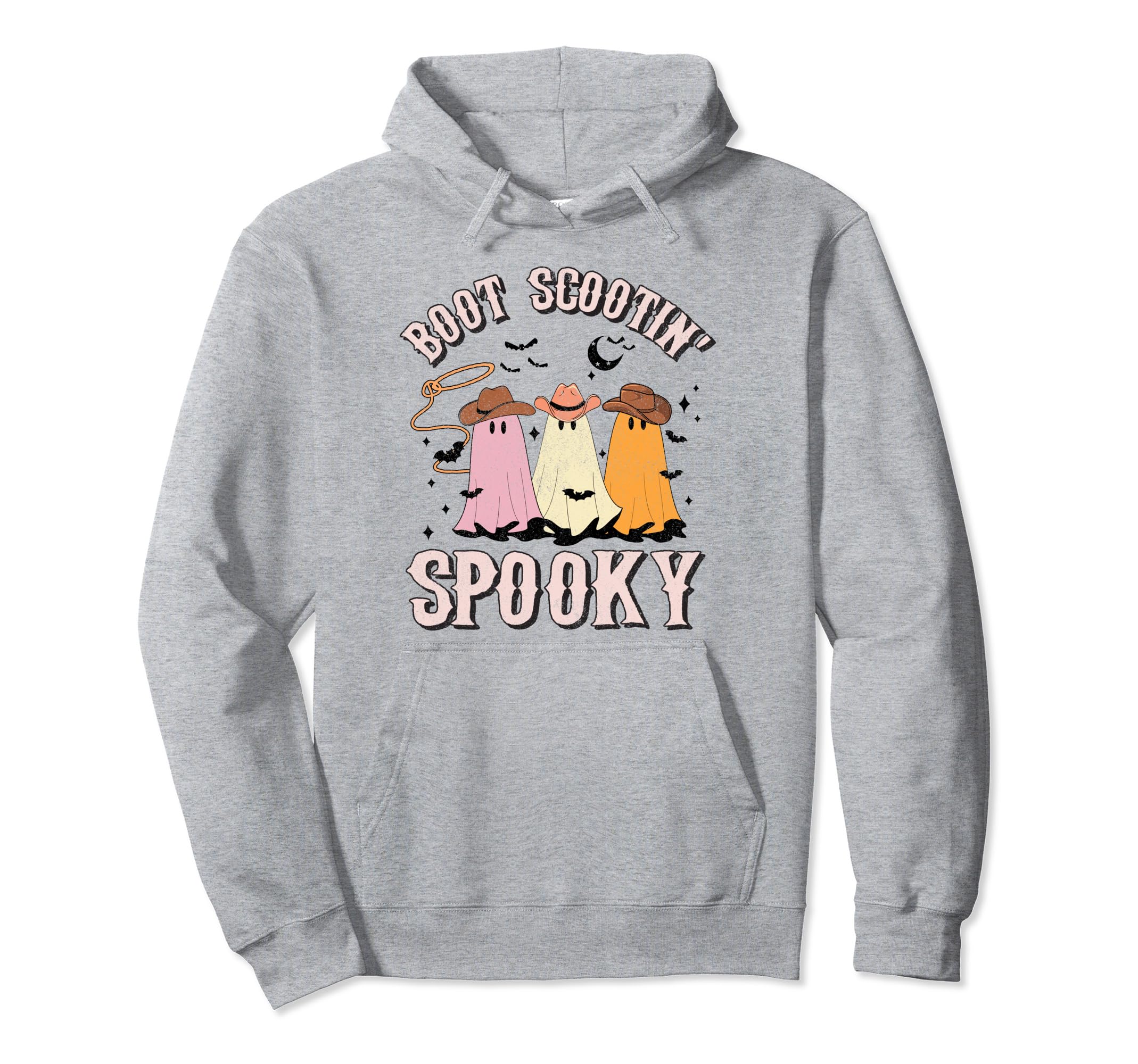 Boot Scootin Spooky Western Halloween Hoodie - Custom Art Print Men Women - T-Shirt, Sweatshirt, Hoodie