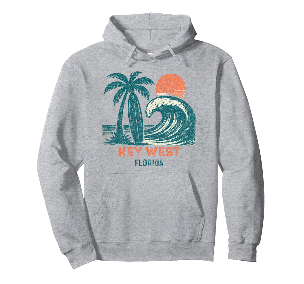 Key West Florida Souvenir Gift Hoodie - Custom Art Print Unisex - T-Shirt, Sweatshirt, Hoodie
