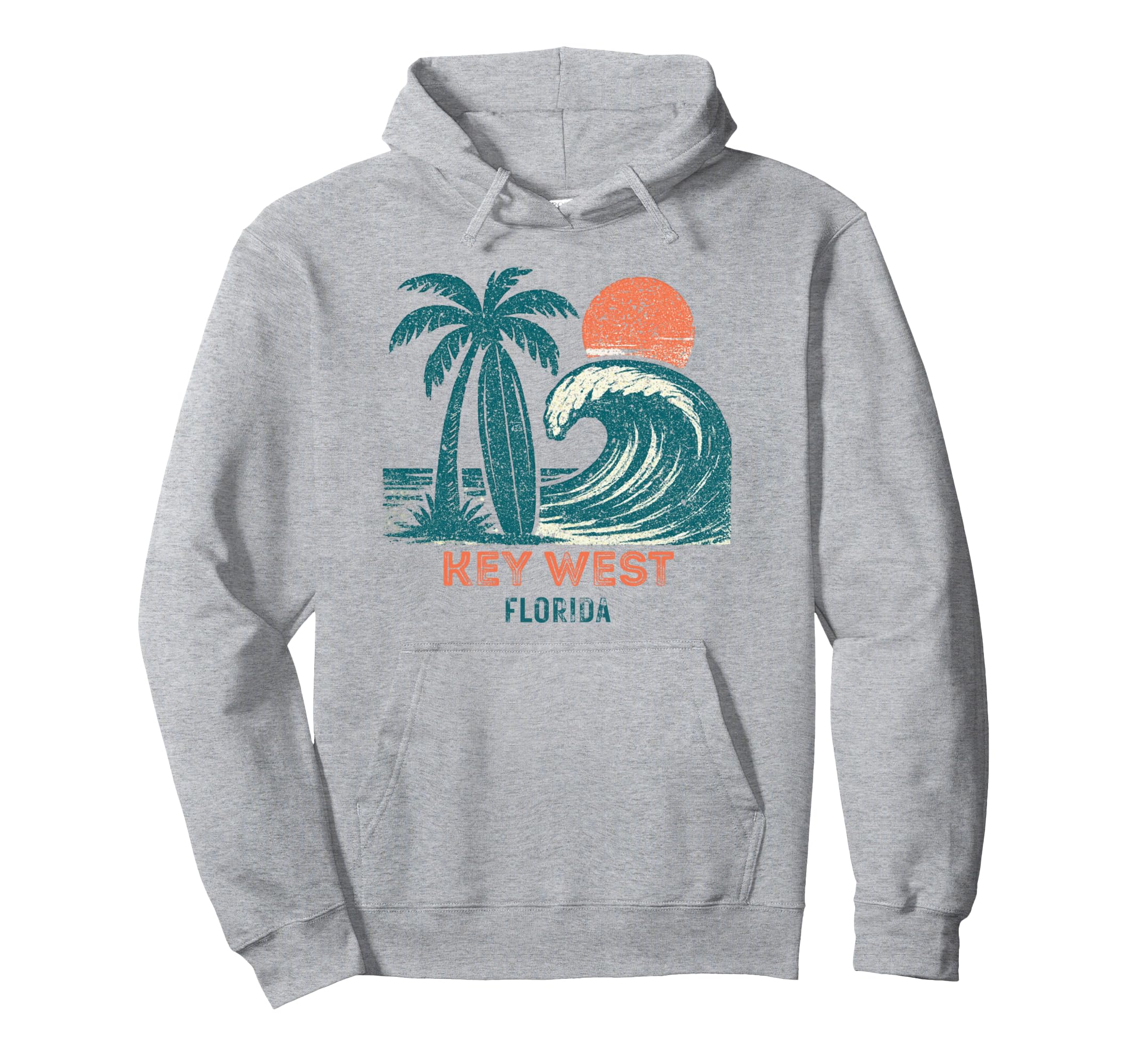 Key West Florida Souvenir Gift Hoodie - Custom Art Print Unisex - T-Shirt, Sweatshirt, Hoodie