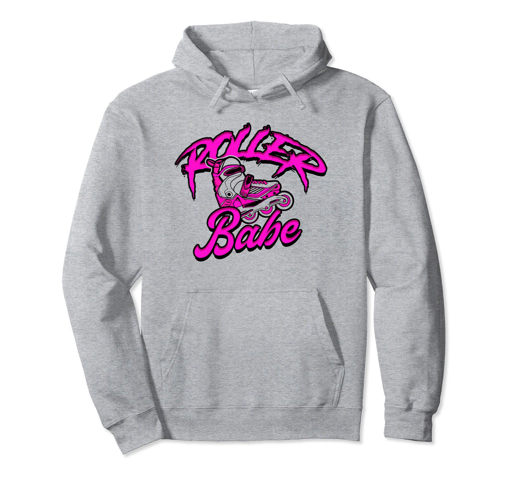 Roller Babe Skater Fun Sport Hoodie - Novelty Apparel Men Women - T-Shirt, Sweatshirt, Hoodie