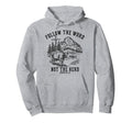 Follow Word Not Herd Western Christian Hoodie - Minimalist Print Unisex - T-Shirt, Sweatshirt, Hoodie