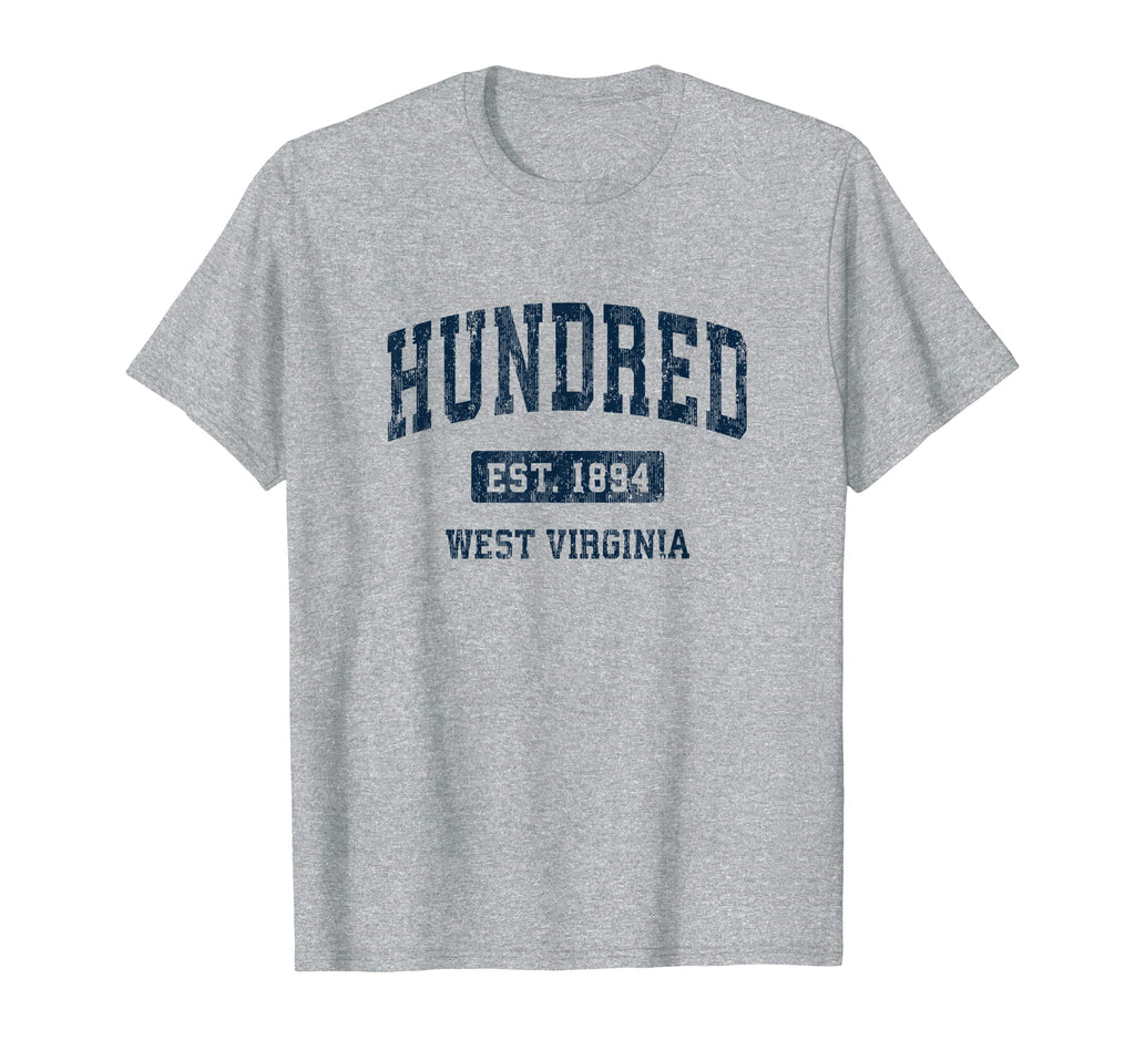 Hundred West Virginia Wv Athletic Sports T-Shirt - Aesthetic Graphic Unisex - T-Shirt, Sweatshirt, Hoodie