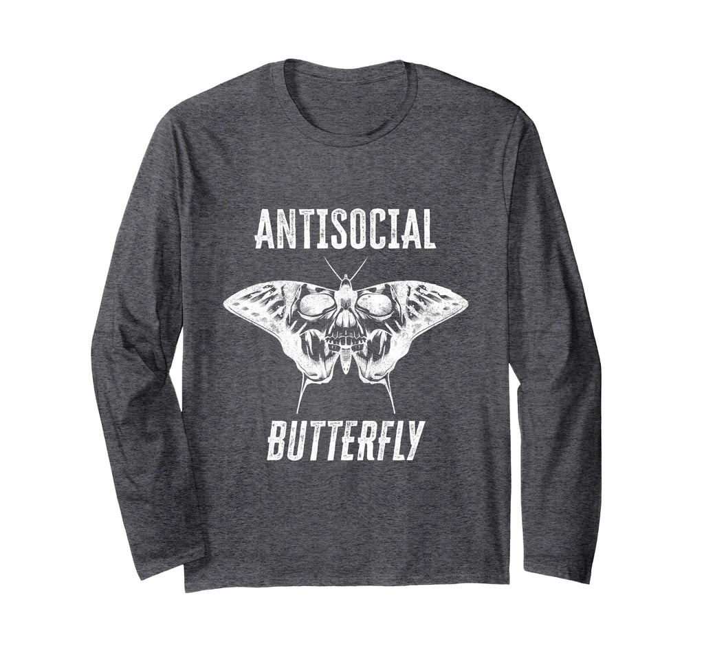 Funny Antisocial Butterfly Beautiful T-Shirt - Aesthetic Graphic Men Women - T-Shirt, Sweatshirt, Hoodie