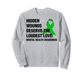 Hidden Wounds Deserve Loudest Love Sweatshirt - Novelty Apparel for Adults - T-Shirt, Sweatshirt, Hoodie