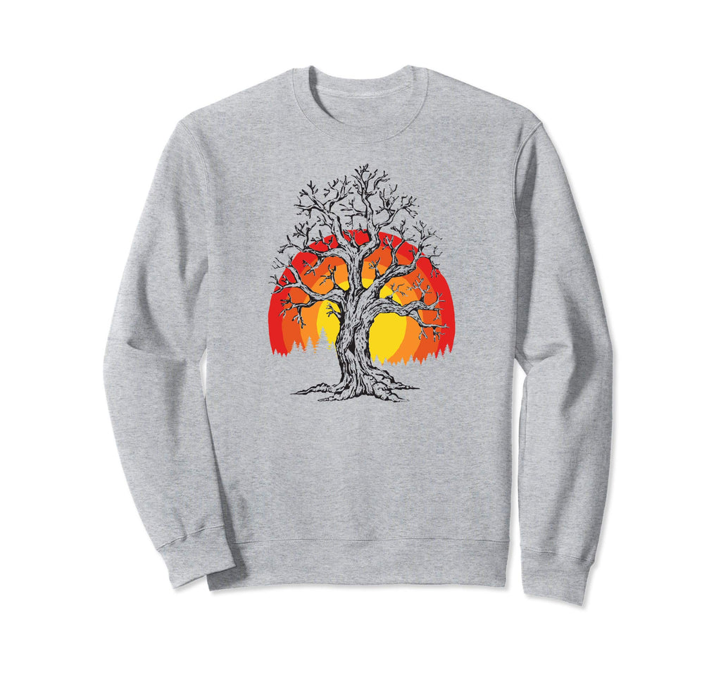 Tree Sun Outdoor Nature 80S Hipster Sweatshirt - Streetwear Style Unisex - T-Shirt, Sweatshirt, Hoodie