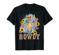 Howdy Cowgirl Western Leopard Unicorn T-Shirt - Novelty Apparel for Adults - T-Shirt, Sweatshirt, Hoodie