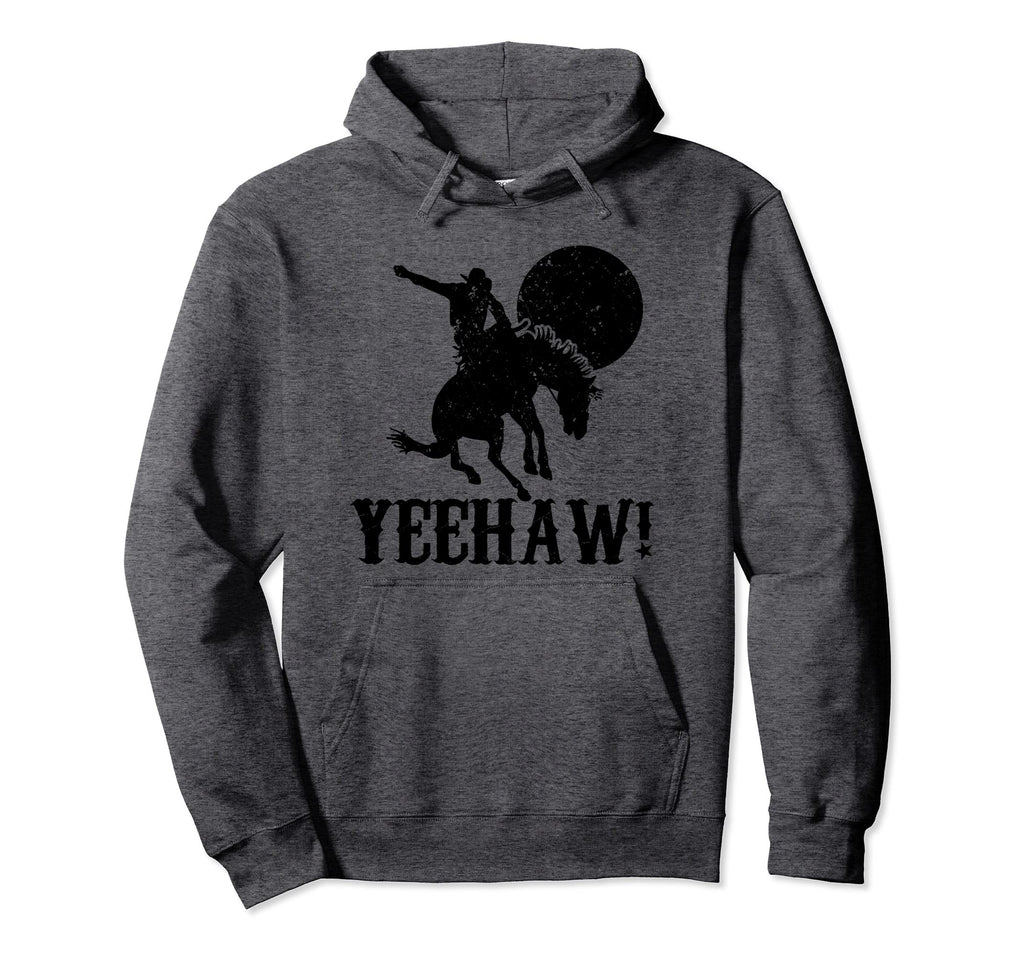 Yeehaw Cowboy Cowgirl Western Rodeo Hoodie - Custom Art Print Men Women - T-Shirt, Sweatshirt, Hoodie