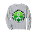 Not All Wounds Are Visible Mental Sweatshirt - Fun Novelty Design Unisex - T-Shirt, Sweatshirt, Hoodie