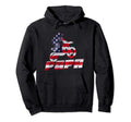 American Flag Motocross Papa Gift Hoodie - Aesthetic Graphic Men Women - T-Shirt, Sweatshirt, Hoodie