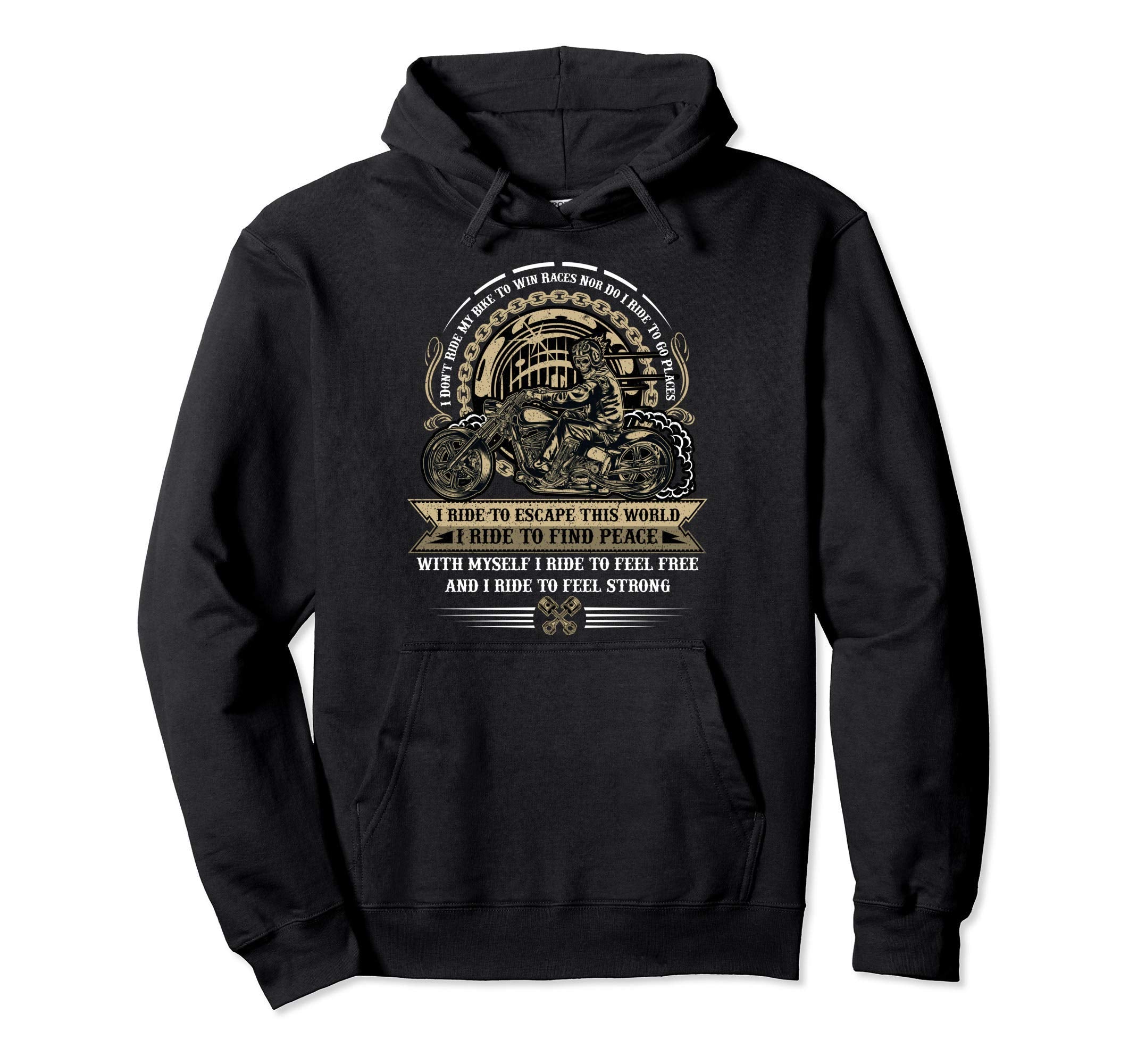 Motorcycle Biker Meme Funny Hoodie - Casual Everyday Wear Men Women - T-Shirt, Sweatshirt, Hoodie