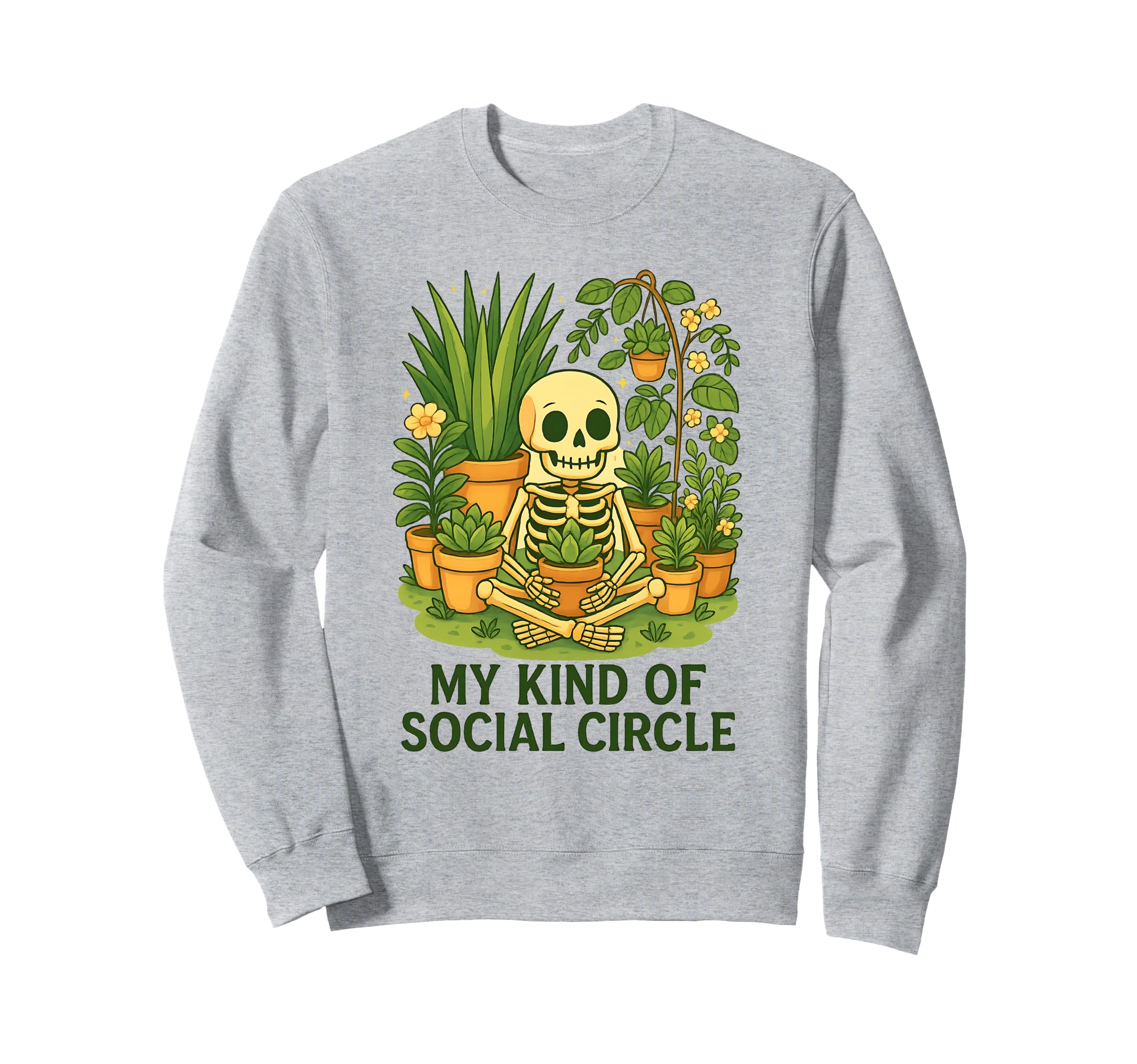 My Kind Social Circle Plant Sweatshirt - Casual Everyday Wear Unisex - T-Shirt, Sweatshirt, Hoodie