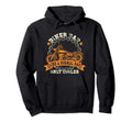 Biker Dad Fathers Day Biker Fathers Hoodie - Streetwear Style for Adults - T-Shirt, Sweatshirt, Hoodie