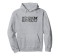 Anti Butterfly Social Shy Introverted Hoodie - Casual Everyday Wear Unisex - T-Shirt, Sweatshirt, Hoodie