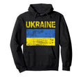Ukraine Ukrainian Flag Distressed Hoodie - Casual Everyday Wear Men Women - T-Shirt, Sweatshirt, Hoodie