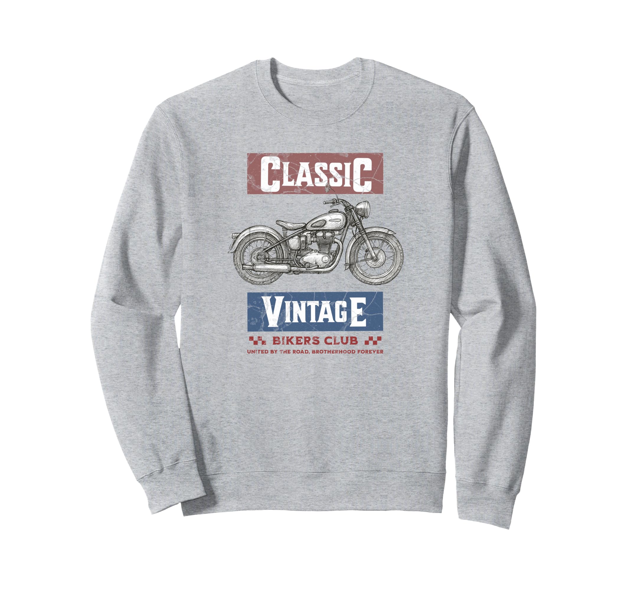 Bikers Club Sweatshirt - Fun Novelty Design Men Women - T-Shirt, Sweatshirt, Hoodie