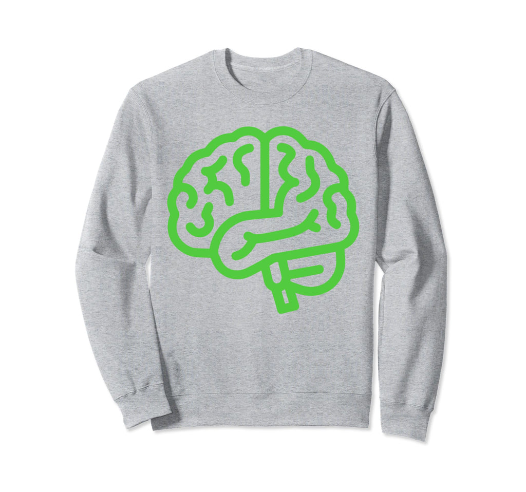Mental Health Simple Brain Illness Sweatshirt - Trendy Graphic Unisex - T-Shirt, Sweatshirt, Hoodie