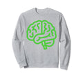 Mental Health Simple Brain Illness Sweatshirt - Trendy Graphic Unisex - T-Shirt, Sweatshirt, Hoodie