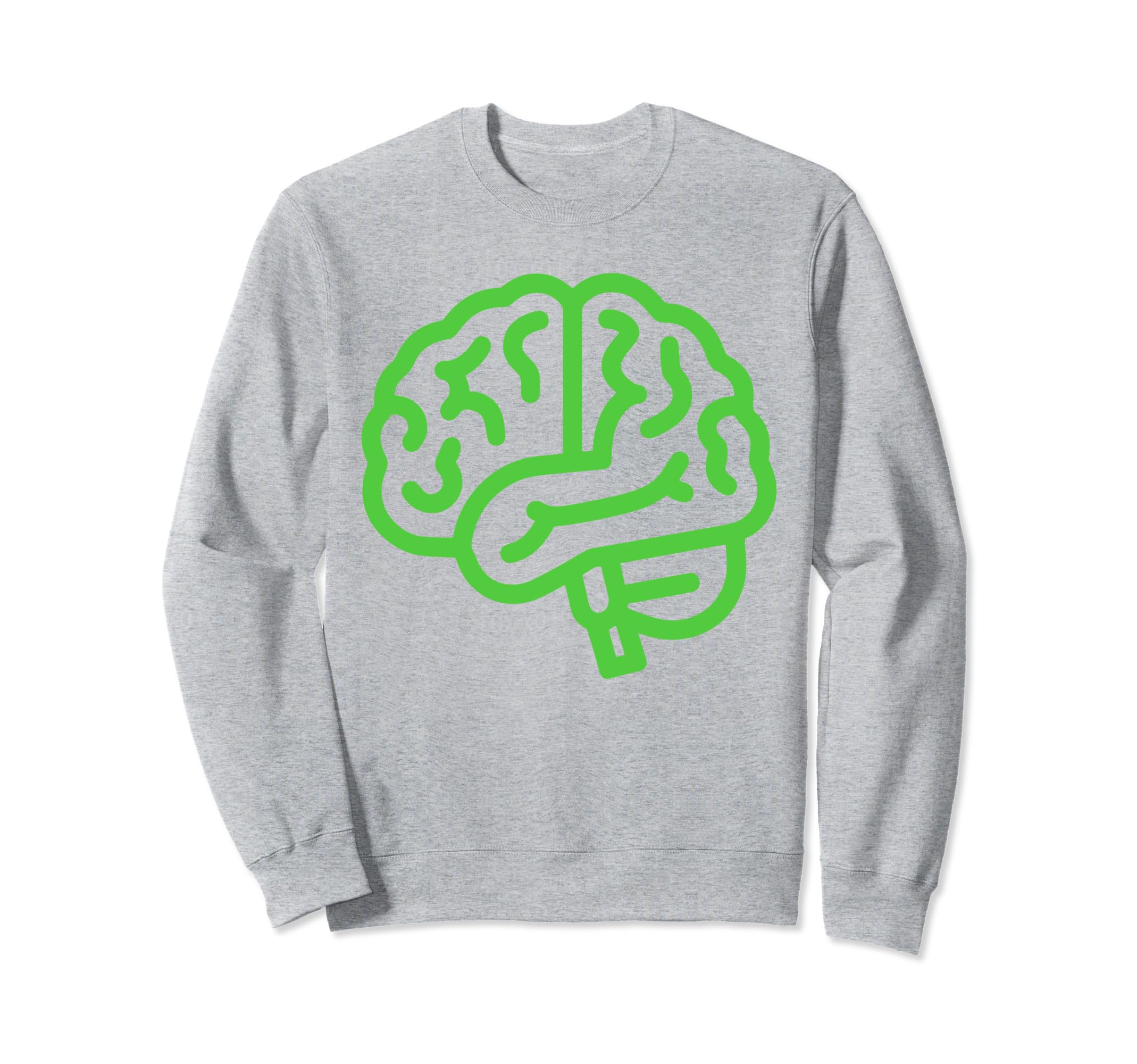 Mental Health Simple Brain Illness Sweatshirt - Trendy Graphic Unisex - T-Shirt, Sweatshirt, Hoodie