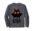 Antisocial Butterfly Mothman Cryptid Big T-Shirt - Graphic Print Men Women - T-Shirt, Sweatshirt, Hoodie