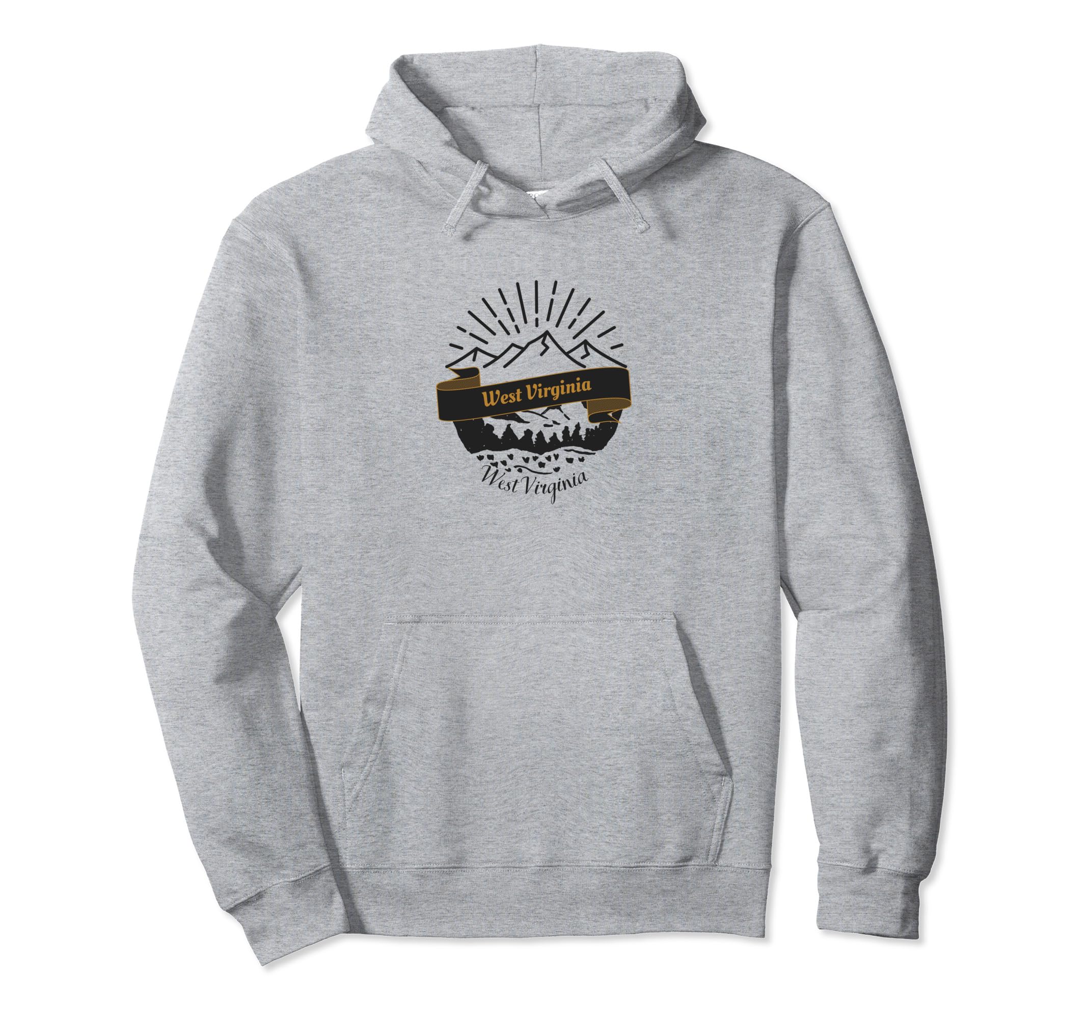 West Virginia Vacation Souvenir Hoodie - Trendy Graphic Men Women - T-Shirt, Sweatshirt, Hoodie
